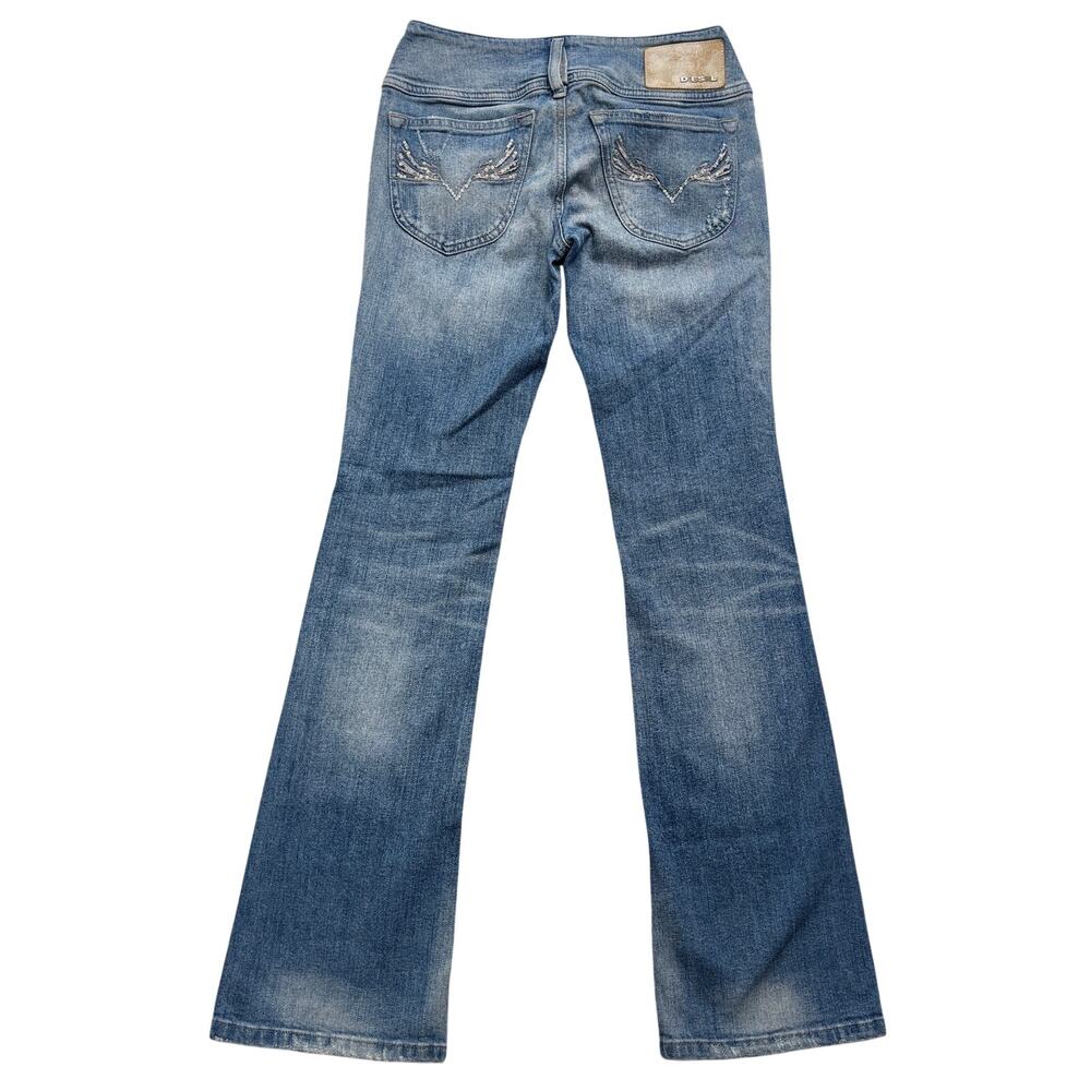 Vintage Diesel Cherock Jean Womens 26x30 Regular Slim Bootcut Stretch Low Rise - Picture 2 of 15